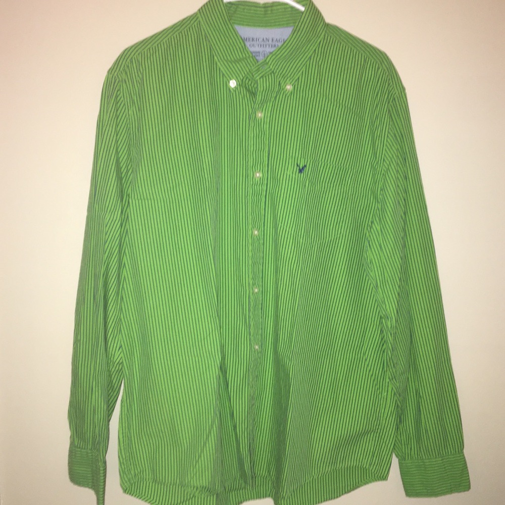 🔥SALE🔥American Eagle button up green Size L